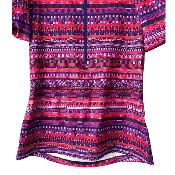 Nike Pro Dri-FIT Purple and Red Pullover 1/2 Zip Sz S - Picture 4 of 12